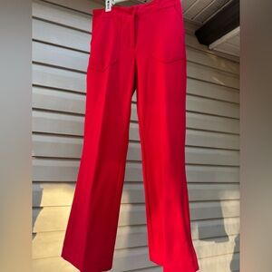 Rachel Zoe Bold Red Trousers Pants